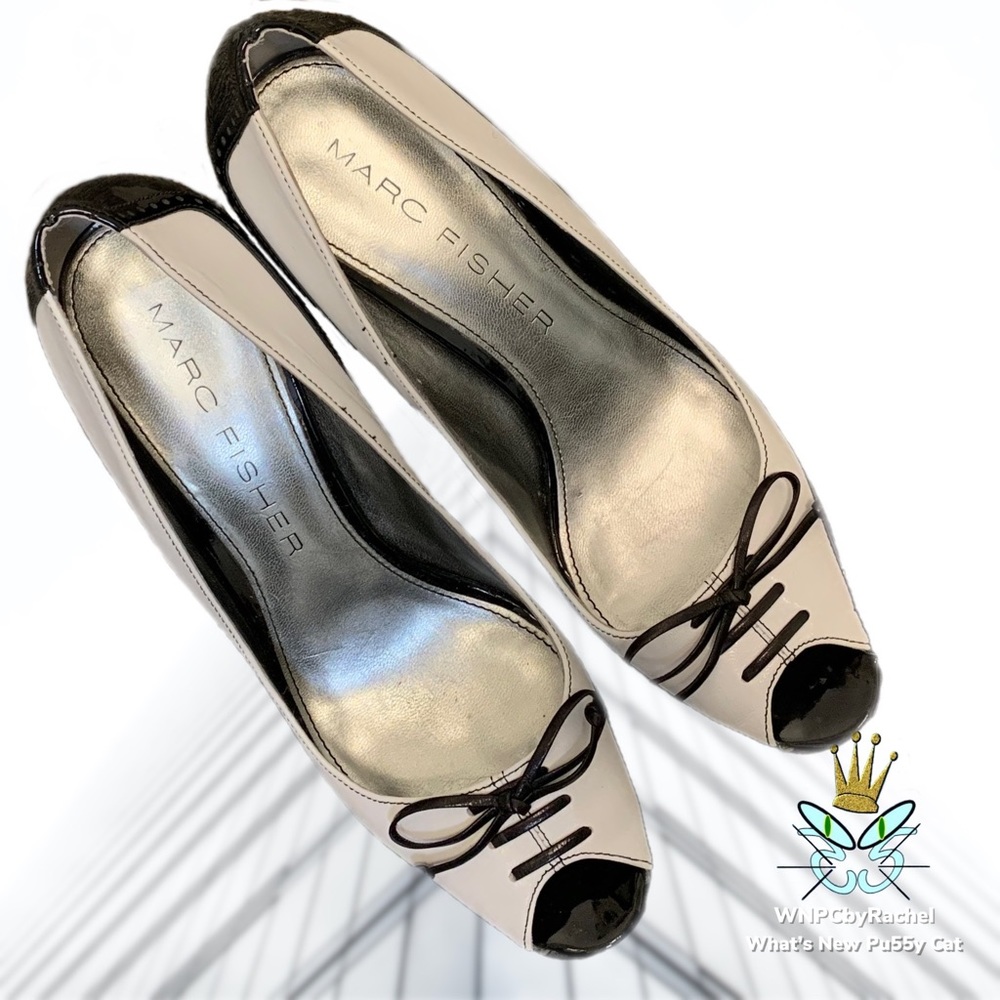 Marc Fisher Spectator Platform Pumps, Size 7.5M - Picture 5 of 14